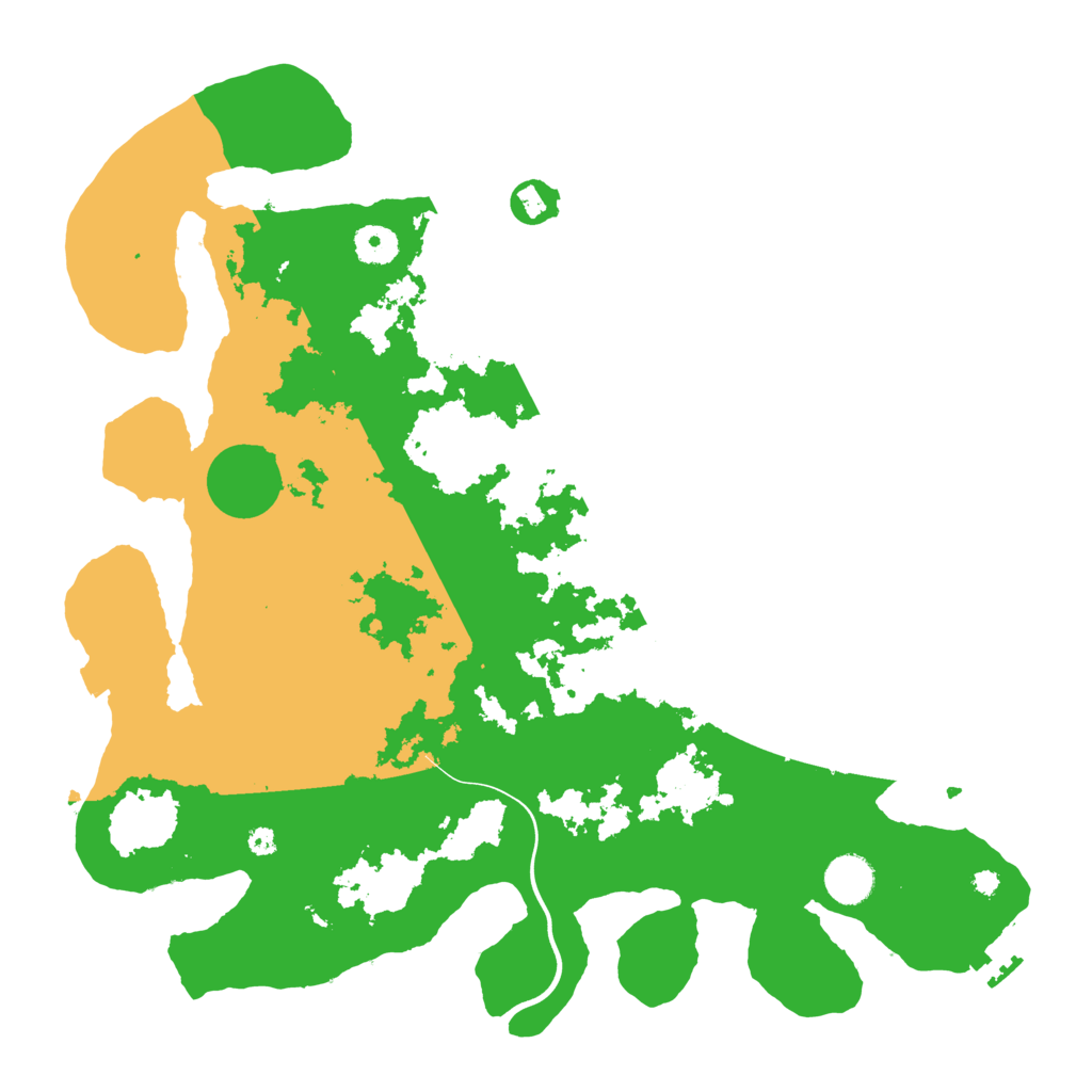 Biome Rust Map: Procedural Map, Size: 3900, Seed: 354023424