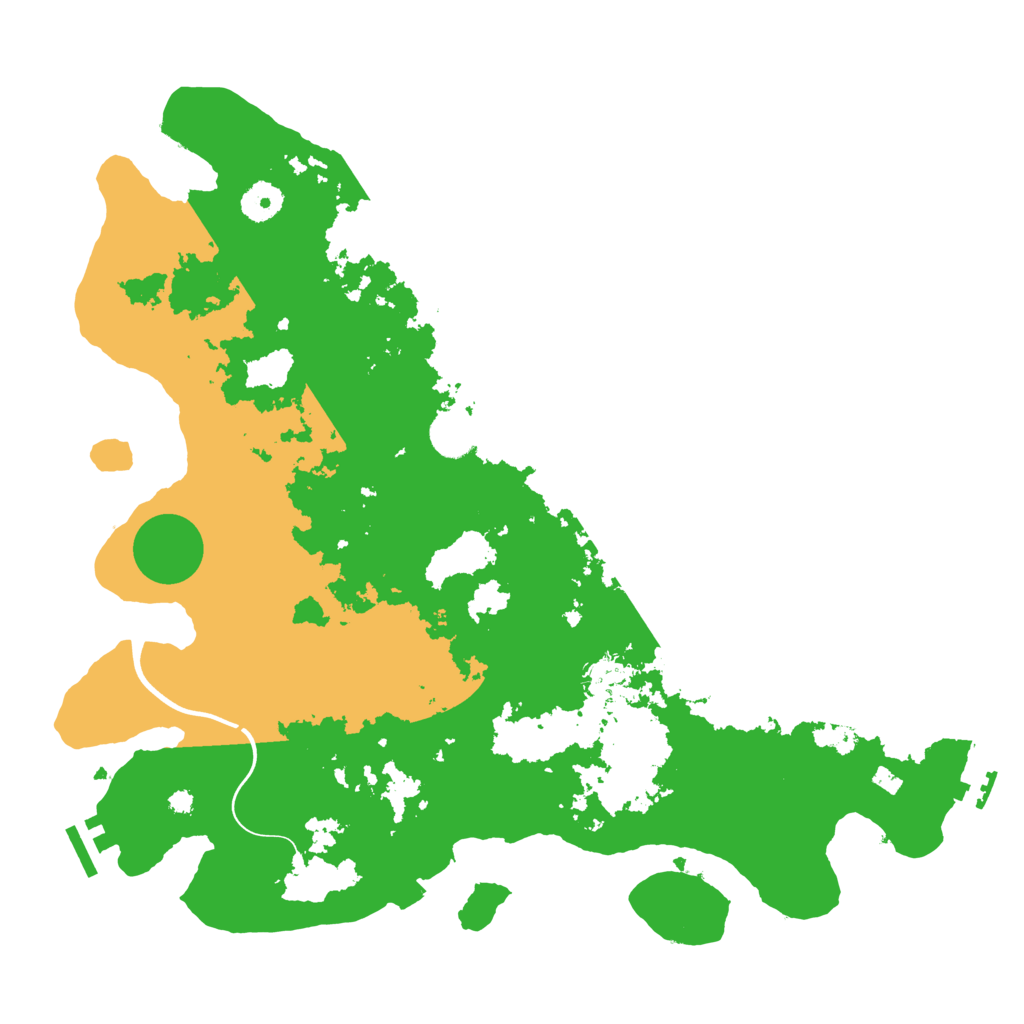 Biome Rust Map: Procedural Map, Size: 3850, Seed: 81522467