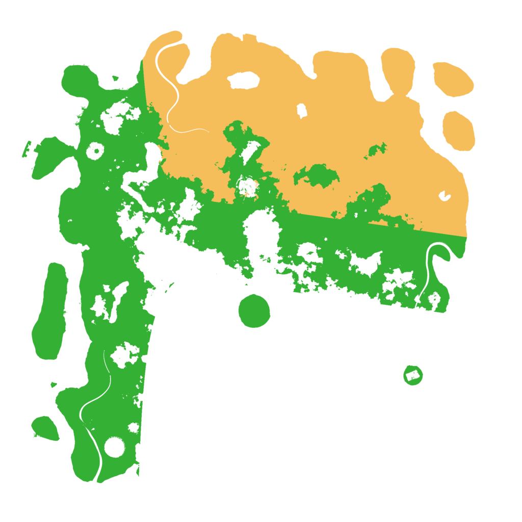 Biome Rust Map: Procedural Map, Size: 4500, Seed: 1202946077