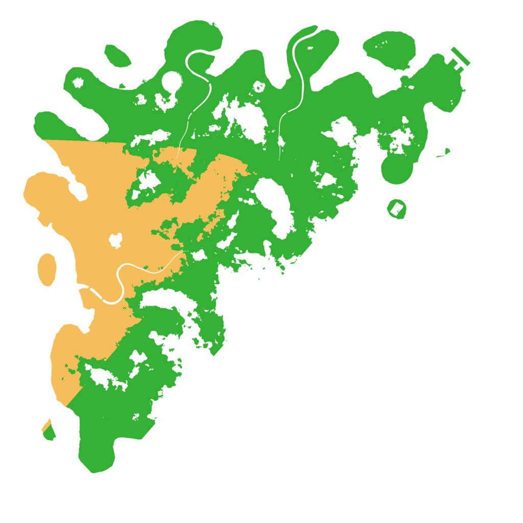 Biome Rust Map: Procedural Map, Size: 4500, Seed: 256586307