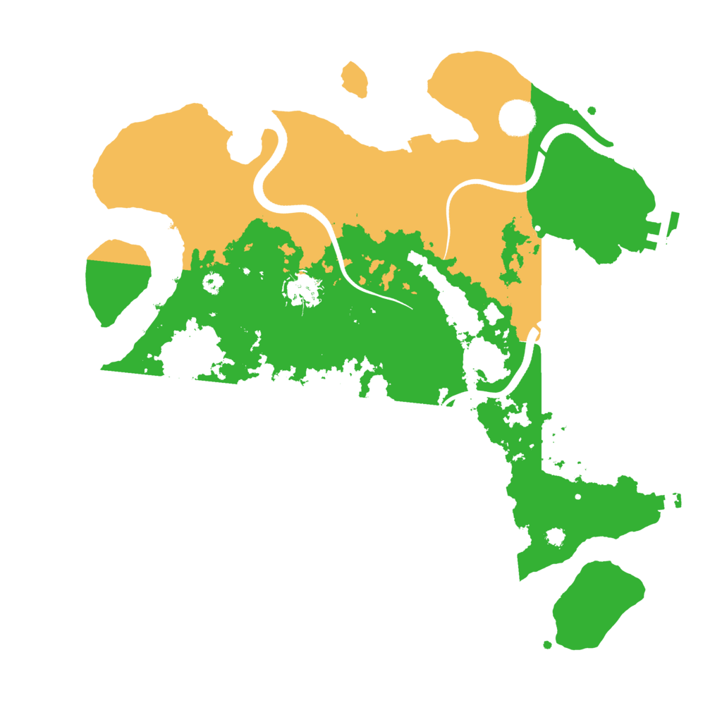 Biome Rust Map: Procedural Map, Size: 3500, Seed: 1522327550