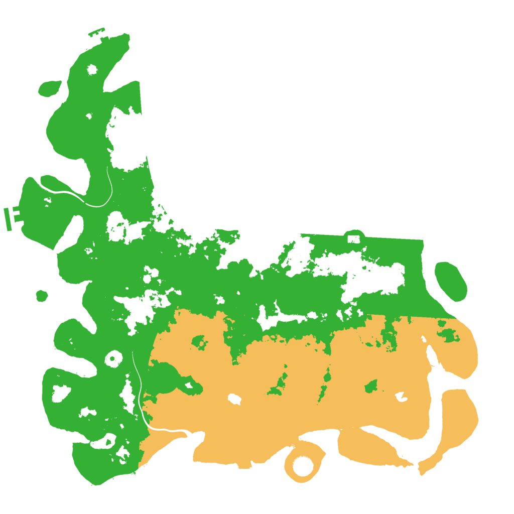 Biome Rust Map: Procedural Map, Size: 4500, Seed: 28887154