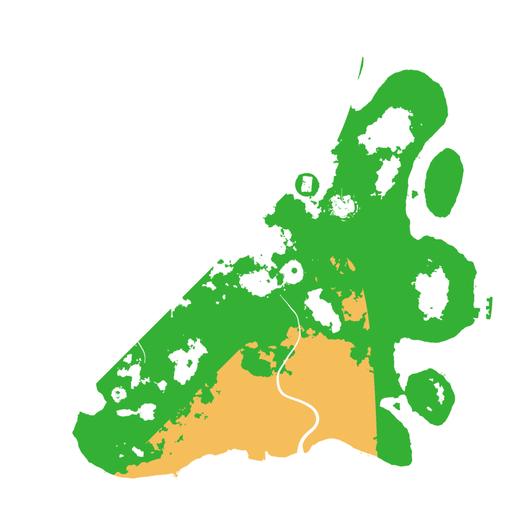 Biome Rust Map: Procedural Map, Size: 3500, Seed: 2112888240