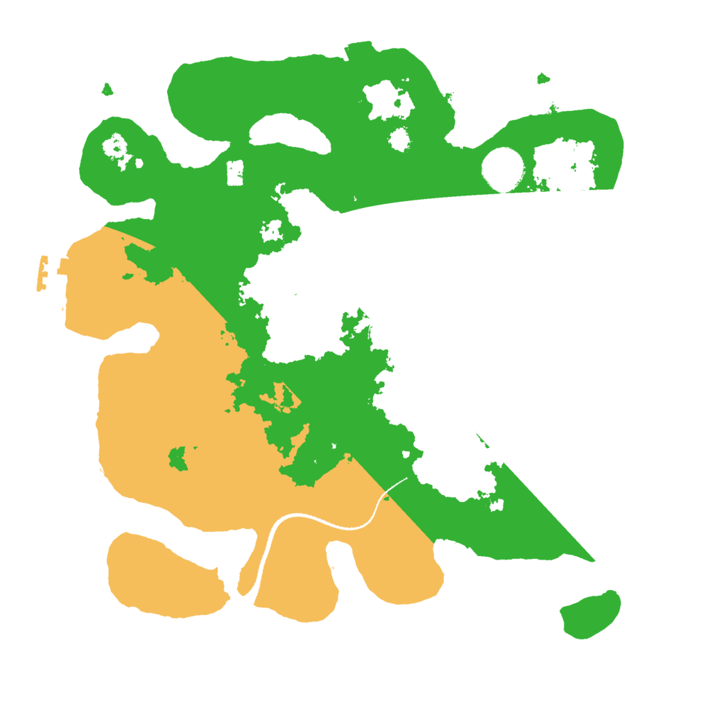 Biome Rust Map: Procedural Map, Size: 3000, Seed: 155382226