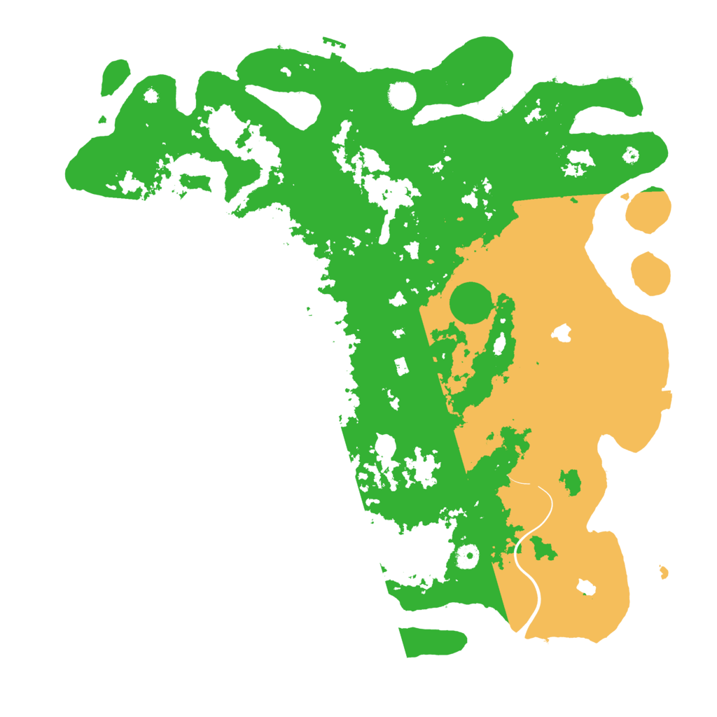 Biome Rust Map: Procedural Map, Size: 4500, Seed: 45454545