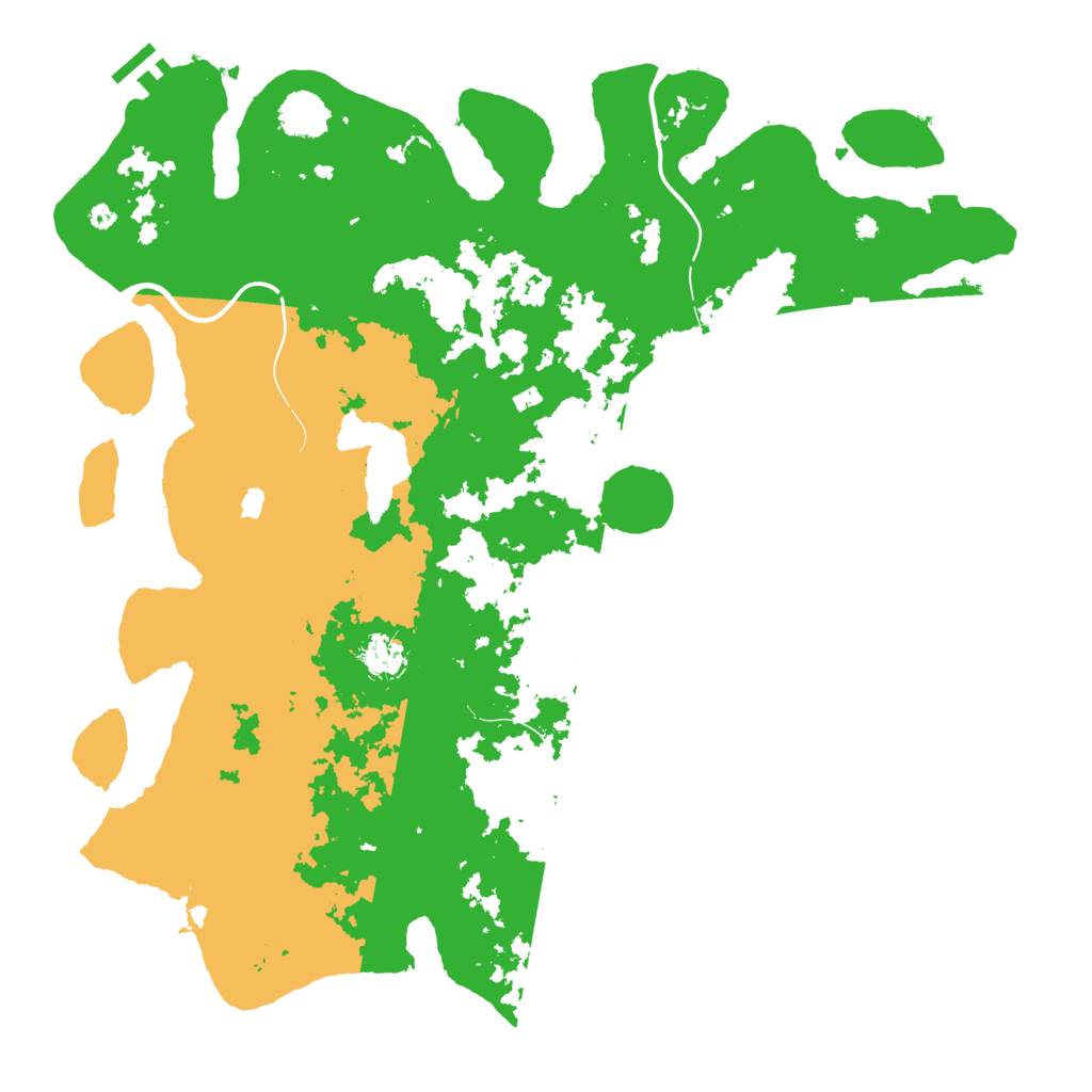 Biome Rust Map: Procedural Map, Size: 4300, Seed: 372582