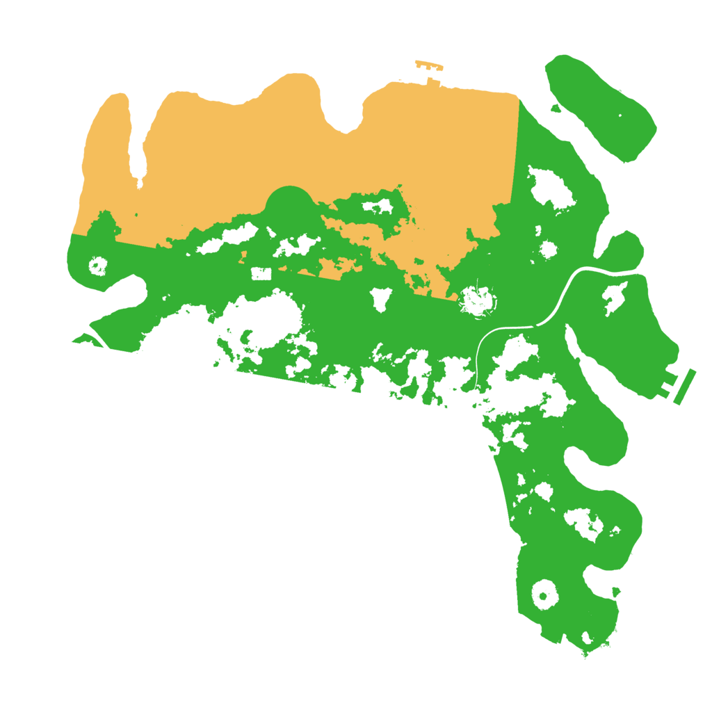 Biome Rust Map: Procedural Map, Size: 3800, Seed: 95003286