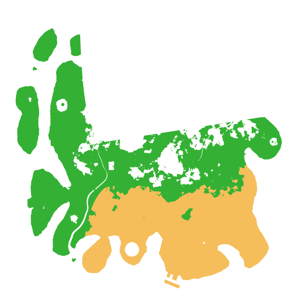 Biome Rust Map: Procedural Map, Size: 3750, Seed: 414946240