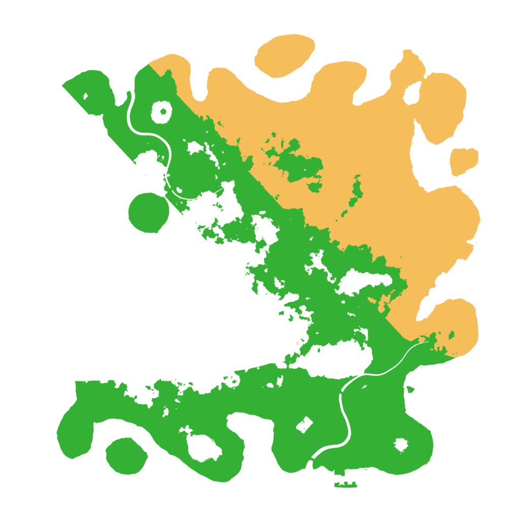 Biome Rust Map: Procedural Map, Size: 3500, Seed: 748901942