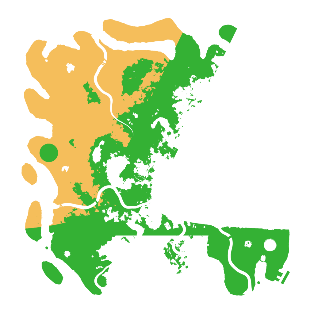 Biome Rust Map: Procedural Map, Size: 4500, Seed: 1551473928