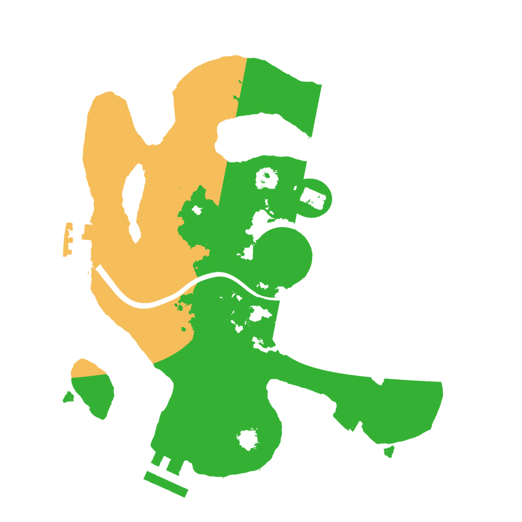 Biome Rust Map: Procedural Map, Size: 2325, Seed: 2106894432