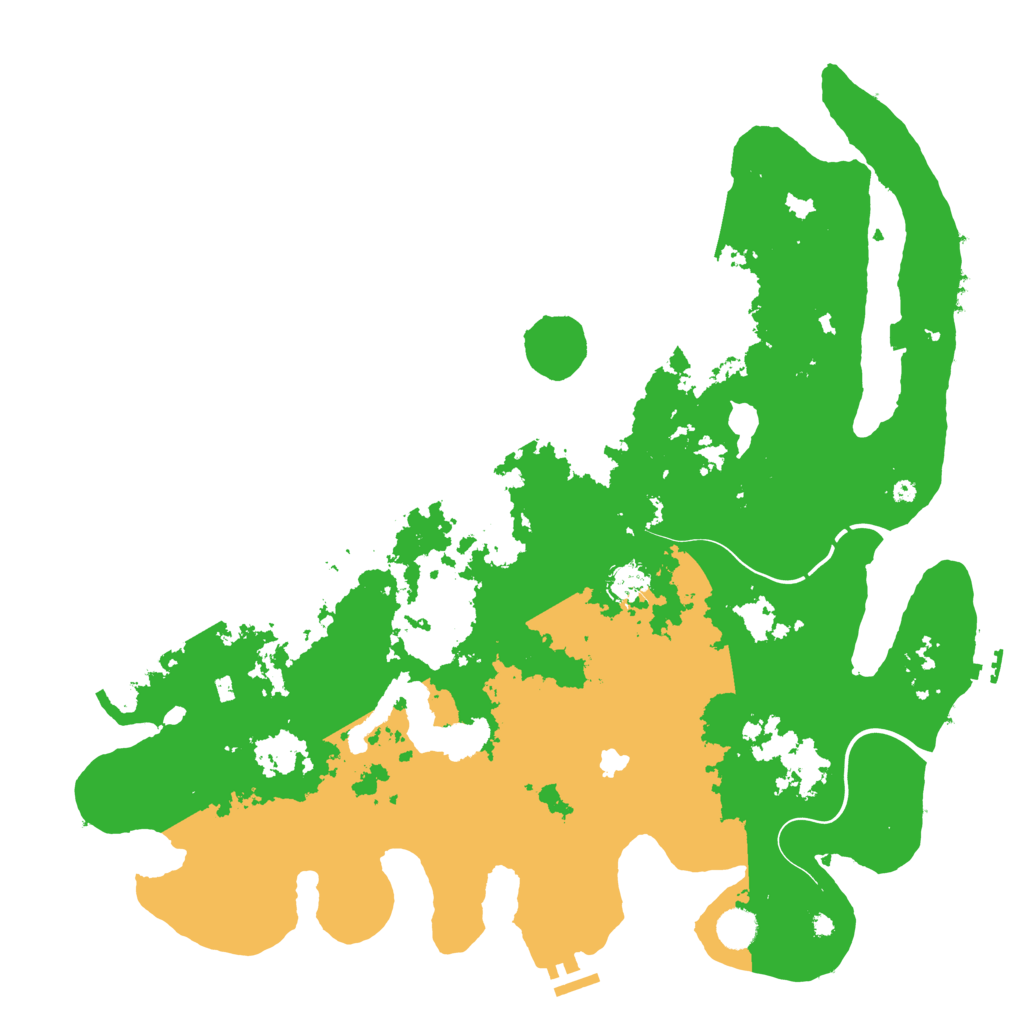 Biome Rust Map: Procedural Map, Size: 4478, Seed: 1943446711