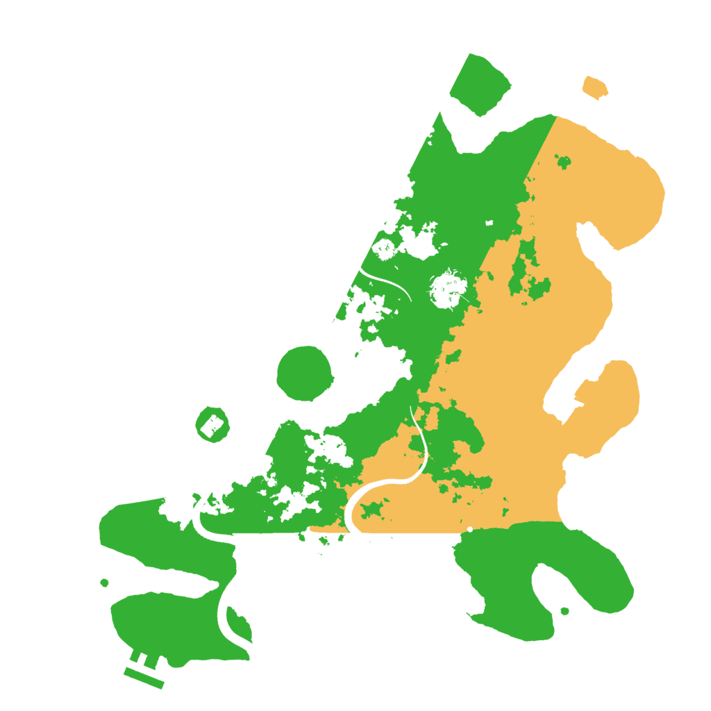 Biome Rust Map: Procedural Map, Size: 3500, Seed: 219110584