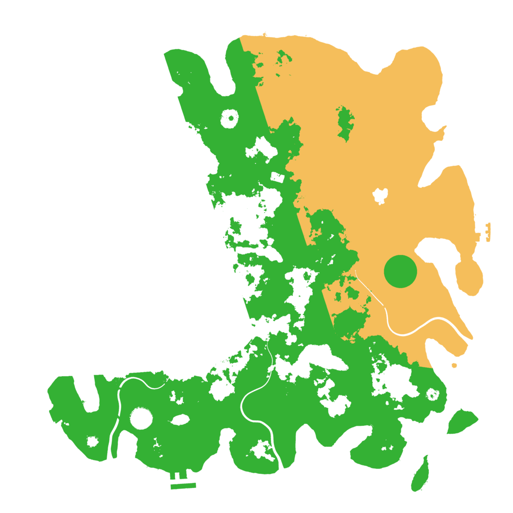 Biome Rust Map: Procedural Map, Size: 4100, Seed: 765109999