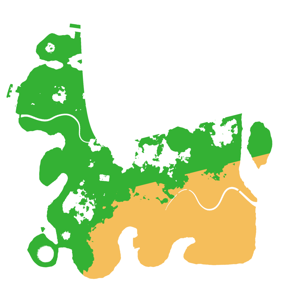 Biome Rust Map: Procedural Map, Size: 3257, Seed: 1