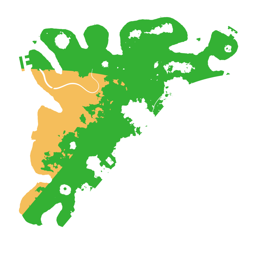 Biome Rust Map: Procedural Map, Size: 3500, Seed: 1693353236
