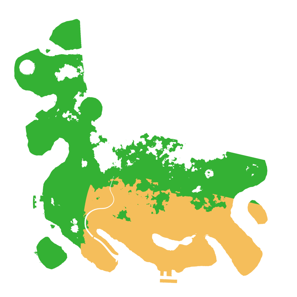 Biome Rust Map: Procedural Map, Size: 3500, Seed: 1793890420