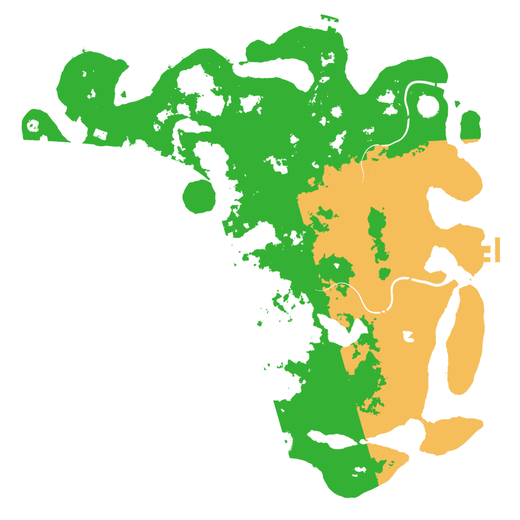 Biome Rust Map: Procedural Map, Size: 4250, Seed: 251388