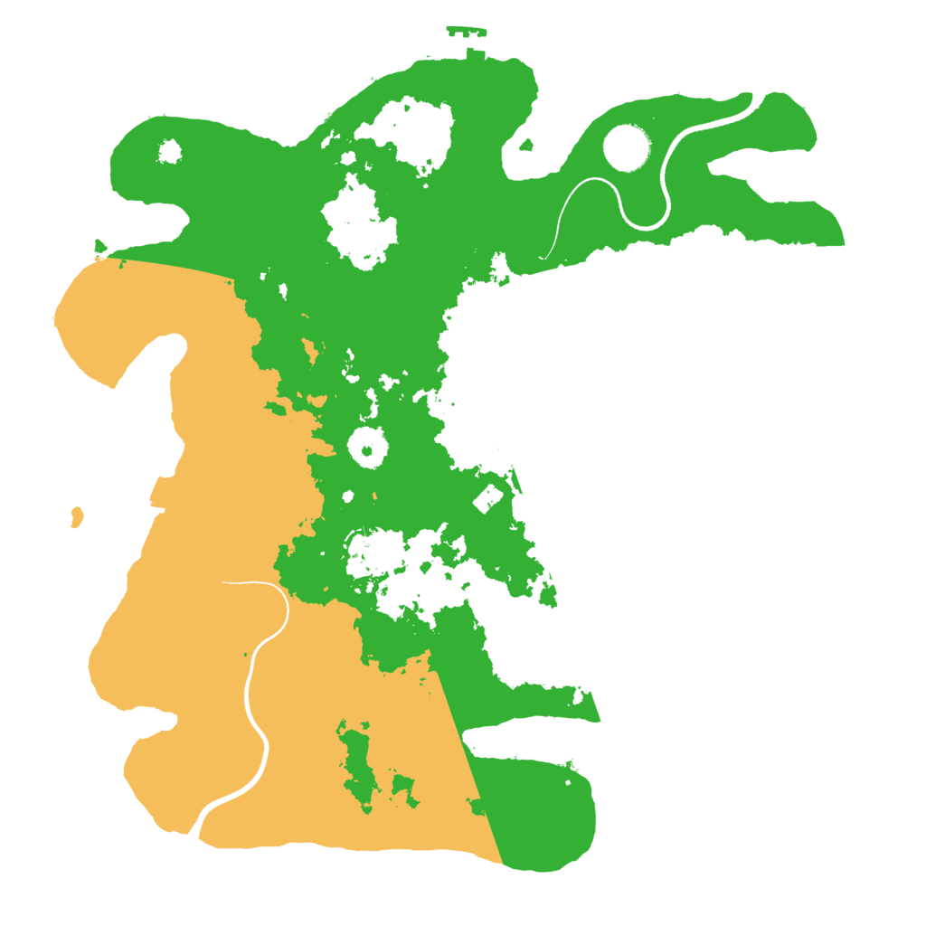 Biome Rust Map: Procedural Map, Size: 3500, Seed: 617718440