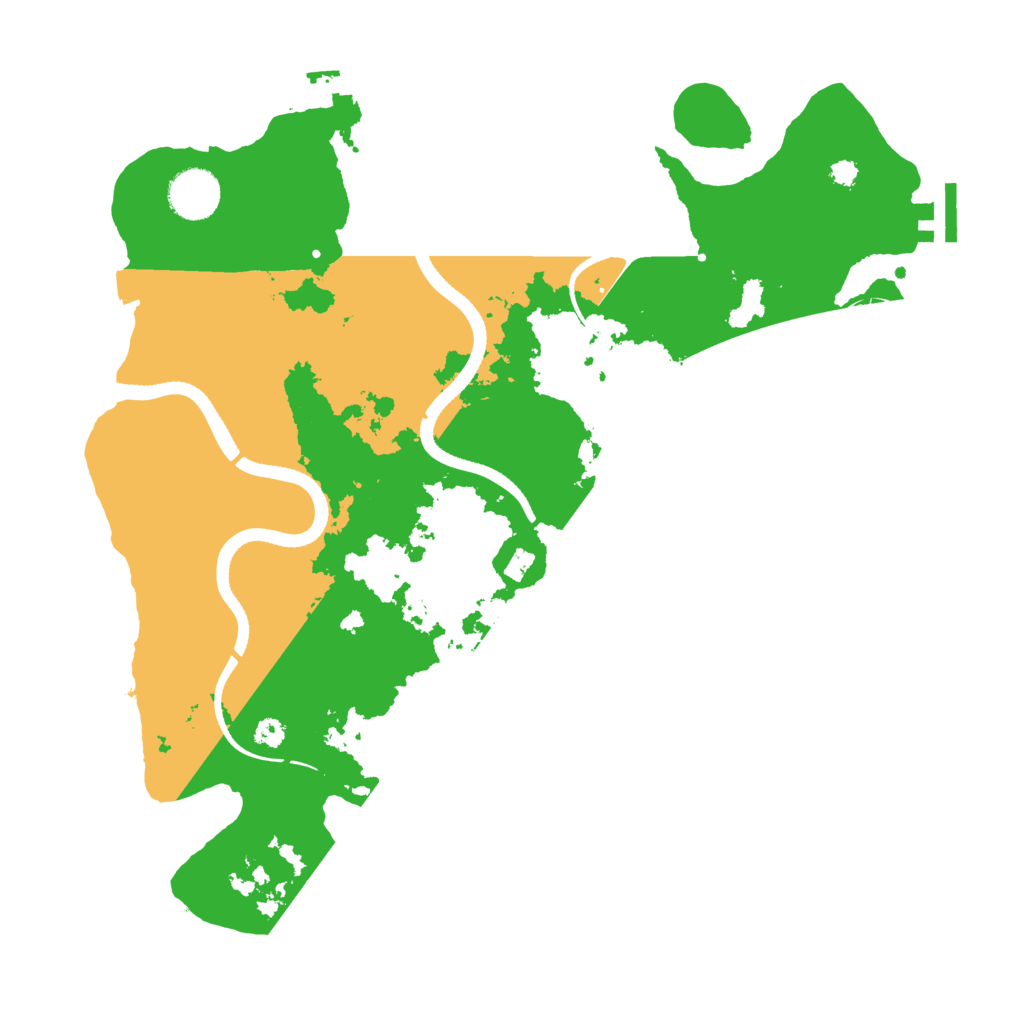 Biome Rust Map: Procedural Map, Size: 3500, Seed: 984000585