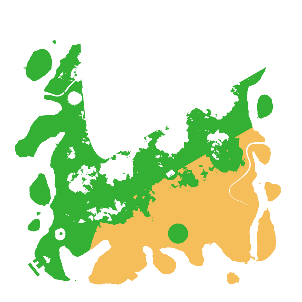 Biome Rust Map: Procedural Map, Size: 3981, Seed: 4403980