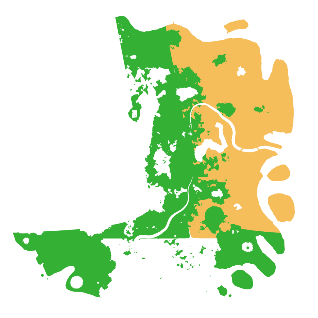Biome Rust Map: Procedural Map, Size: 4500, Seed: 429386322