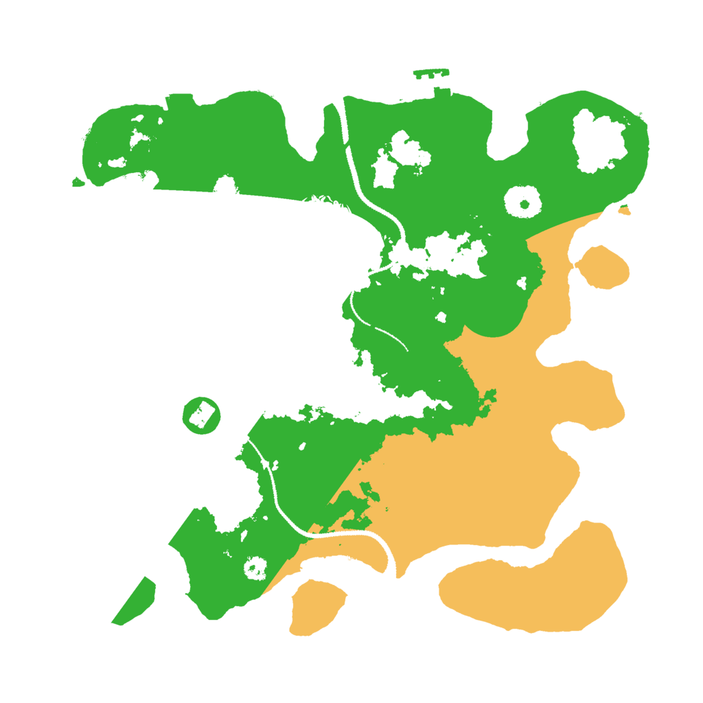 Biome Rust Map: Procedural Map, Size: 3000, Seed: 1092144987