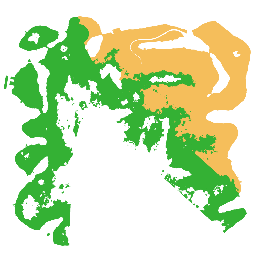 Biome Rust Map: Procedural Map, Size: 4000, Seed: 1461511216