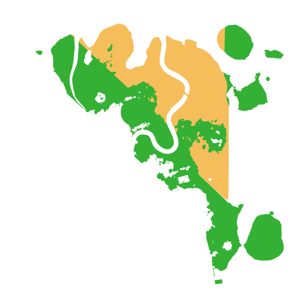 Biome Rust Map: Procedural Map, Size: 3000, Seed: 102474208