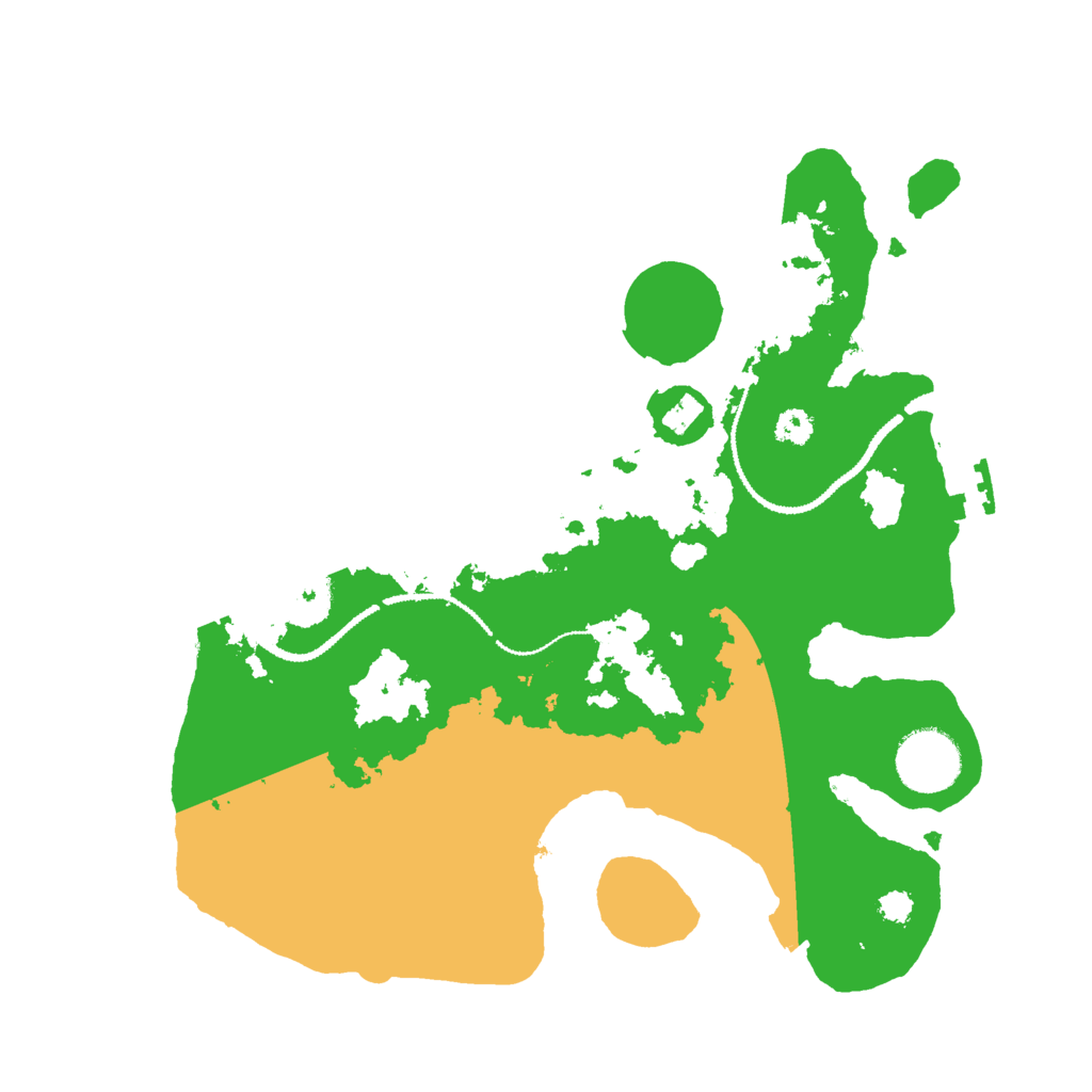 Biome Rust Map: Procedural Map, Size: 3000, Seed: 921192248