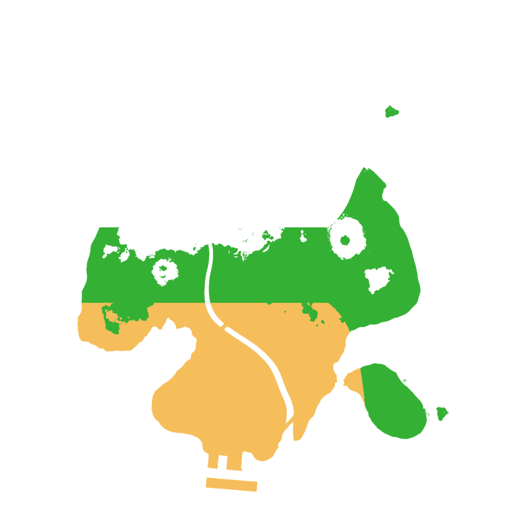 Biome Rust Map: Procedural Map, Size: 2000, Seed: 606815822