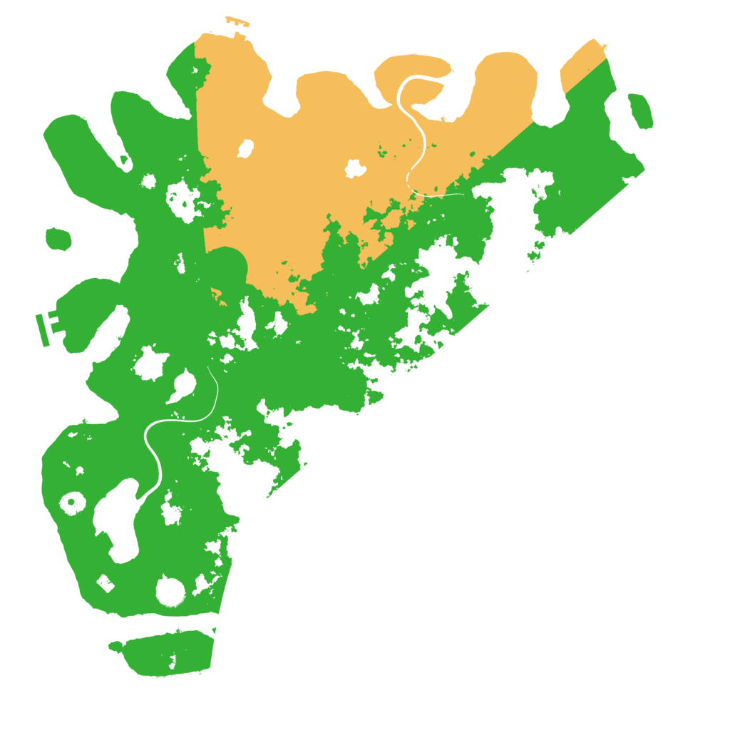 Biome Rust Map: Procedural Map, Size: 4500, Seed: 369148843