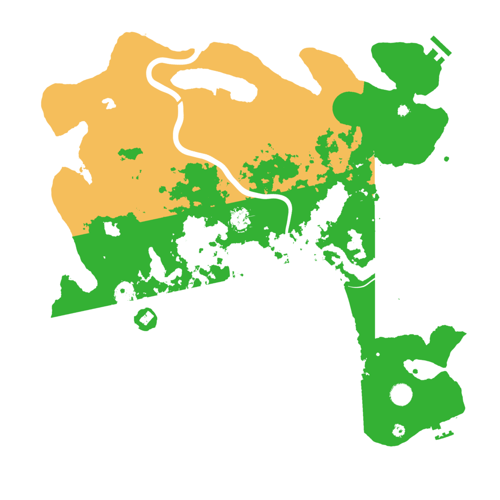 Biome Rust Map: Procedural Map, Size: 4000, Seed: 1656