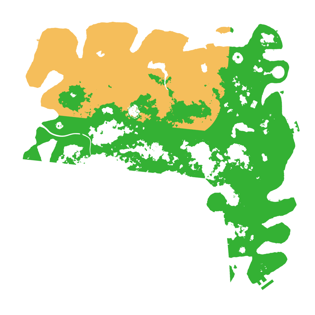 Biome Rust Map: Procedural Map, Size: 4500, Seed: 187662