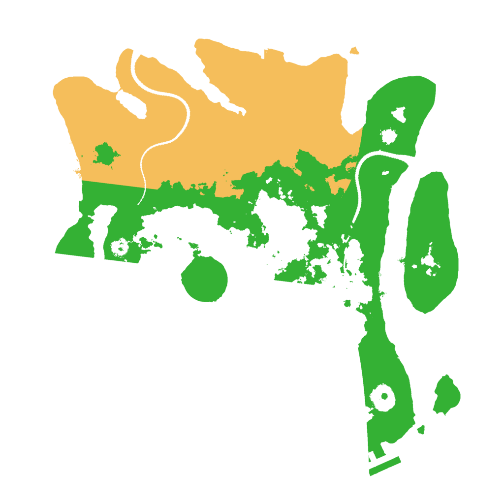 Biome Rust Map: Procedural Map, Size: 3000, Seed: 338754081