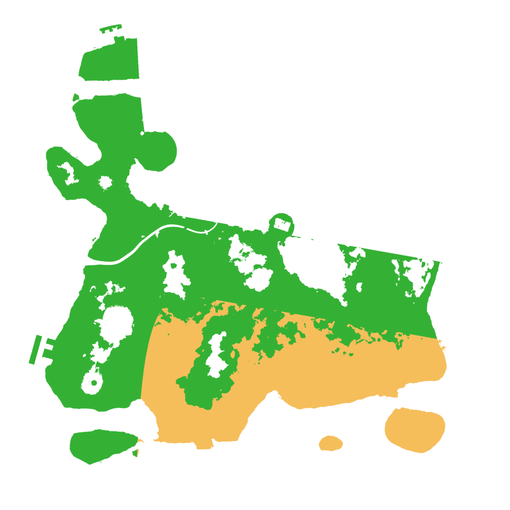 Biome Rust Map: Procedural Map, Size: 3500, Seed: 404046531