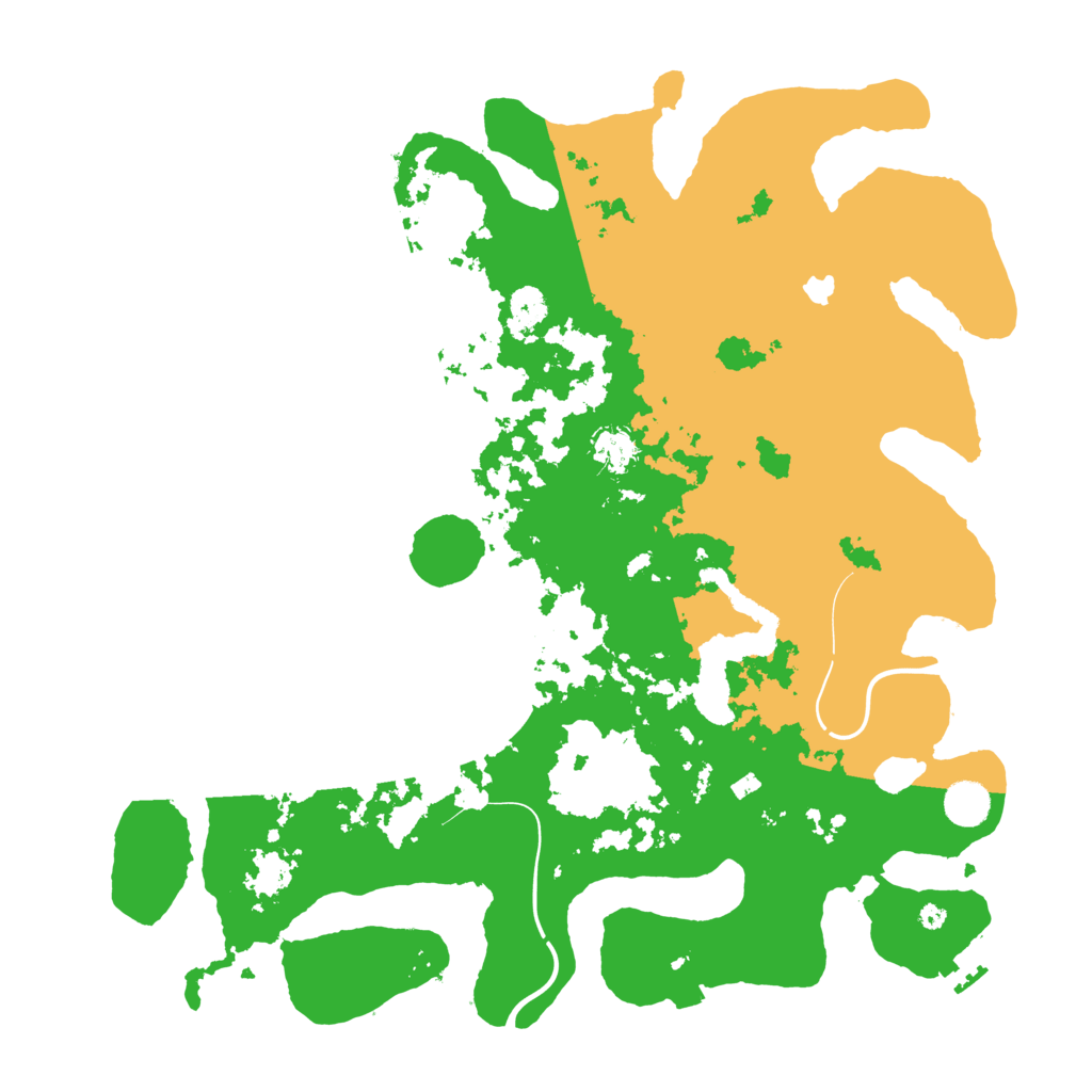Biome Rust Map: Procedural Map, Size: 4250, Seed: 277760685