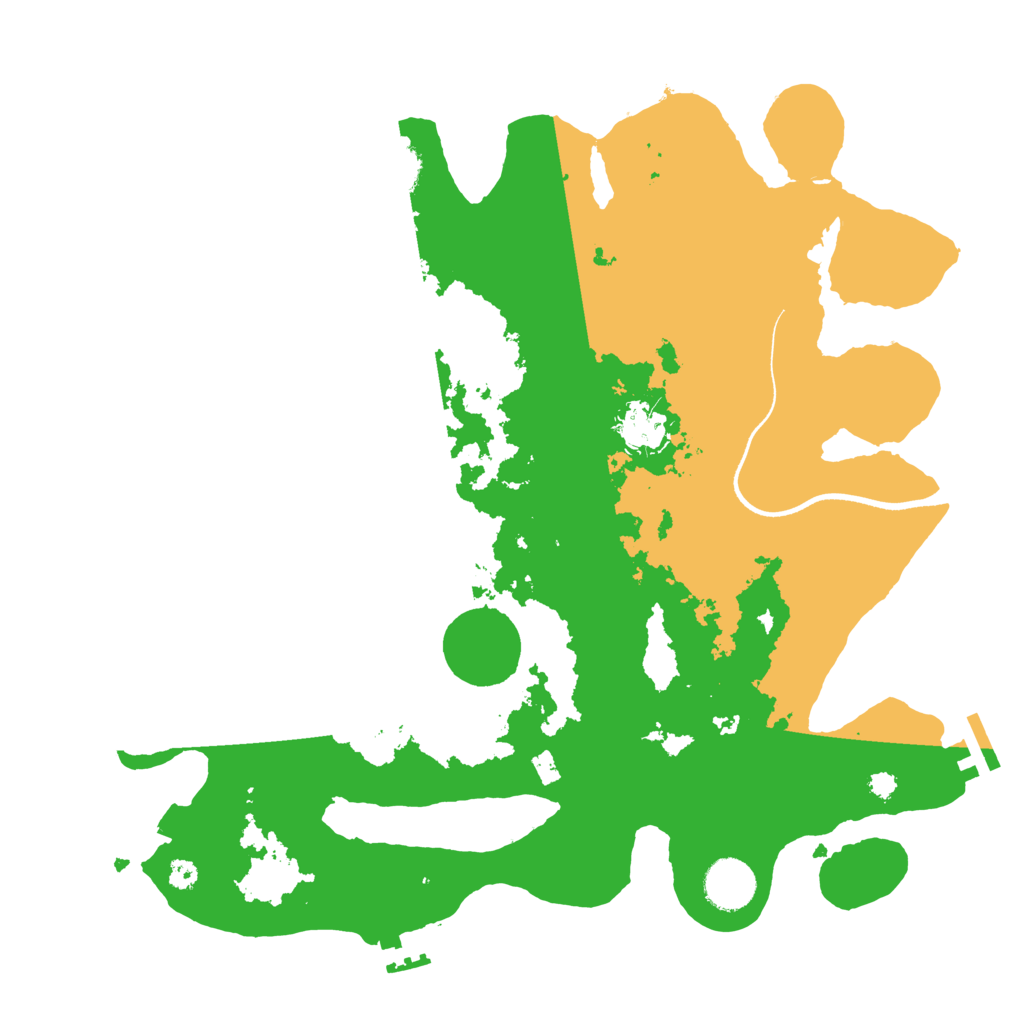 Biome Rust Map: Procedural Map, Size: 3500, Seed: 1363347446