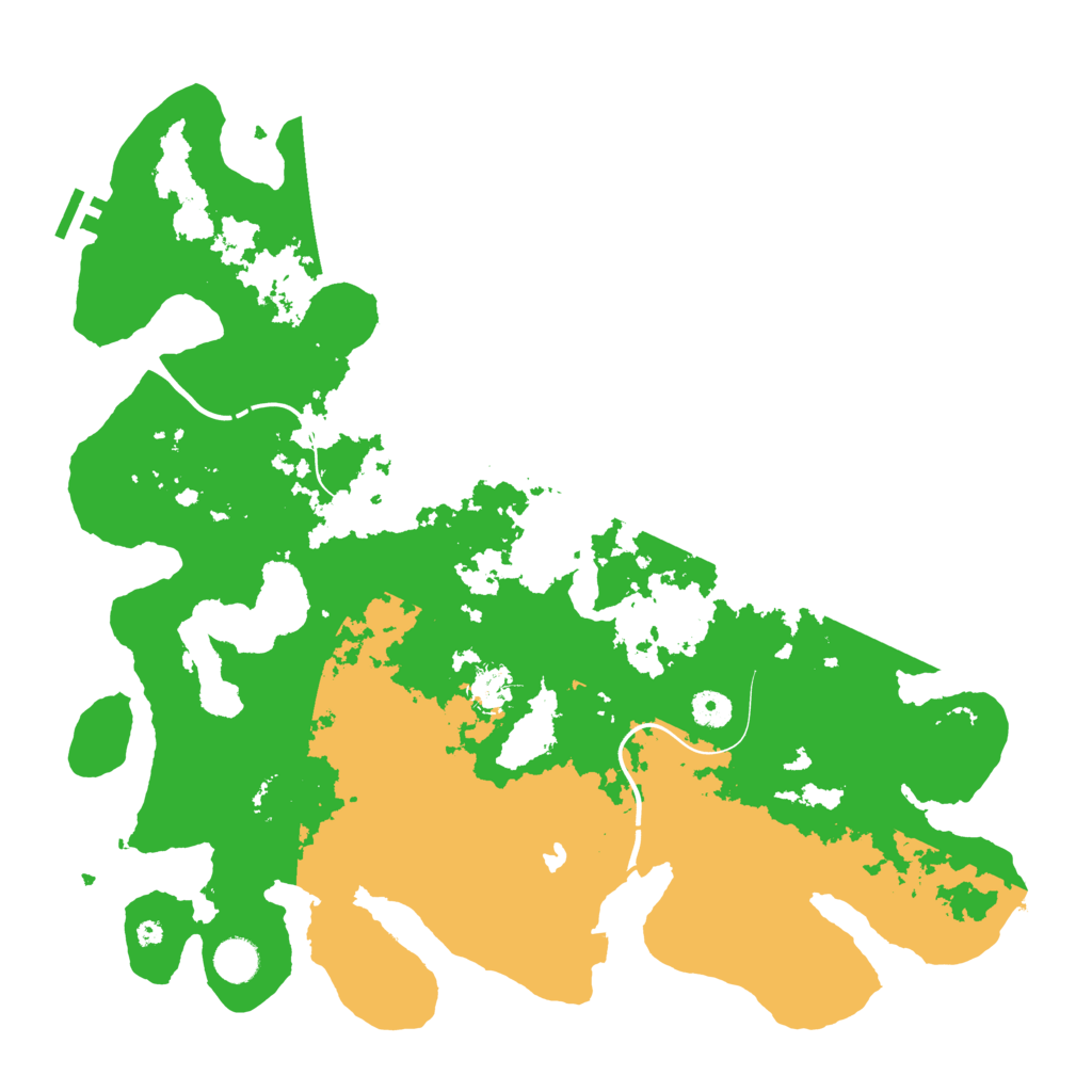 Biome Rust Map: Procedural Map, Size: 4250, Seed: 2009330107