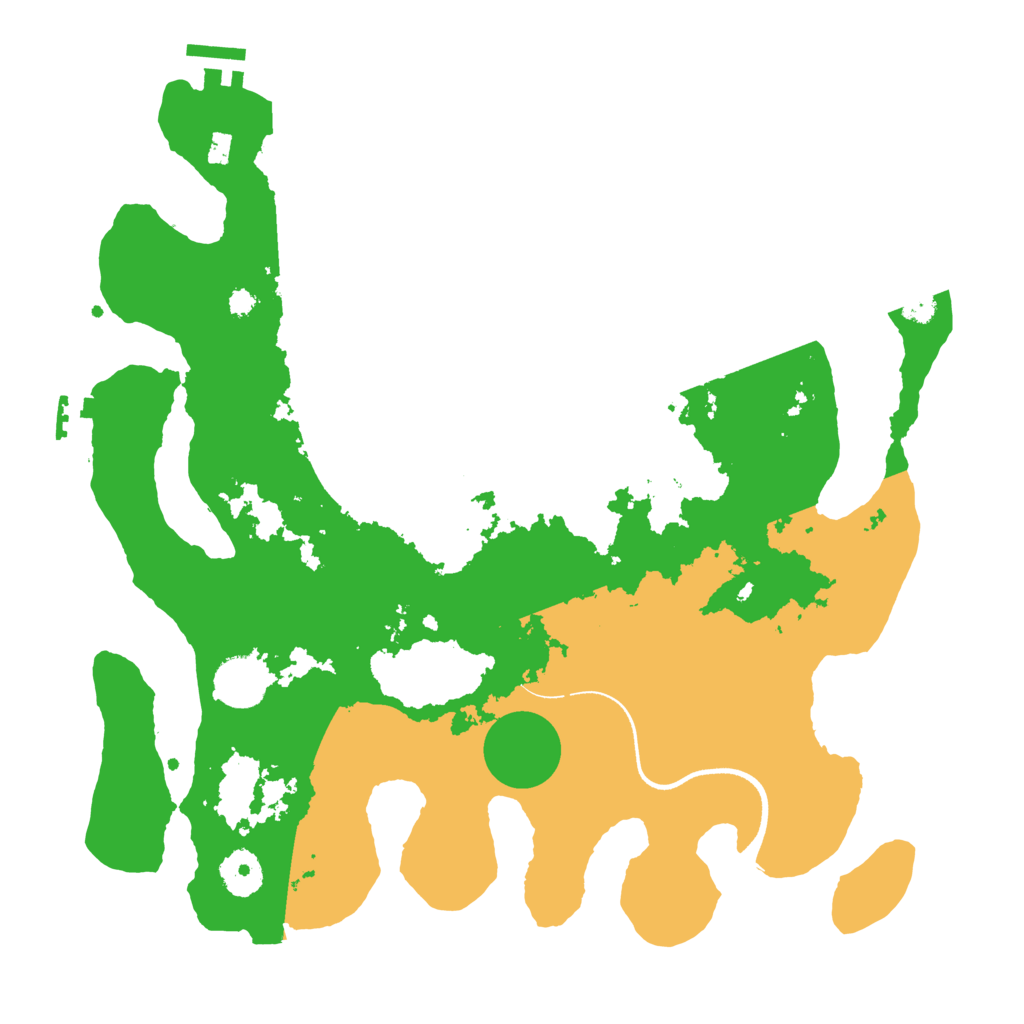 Biome Rust Map: Procedural Map, Size: 3500, Seed: 1482631093