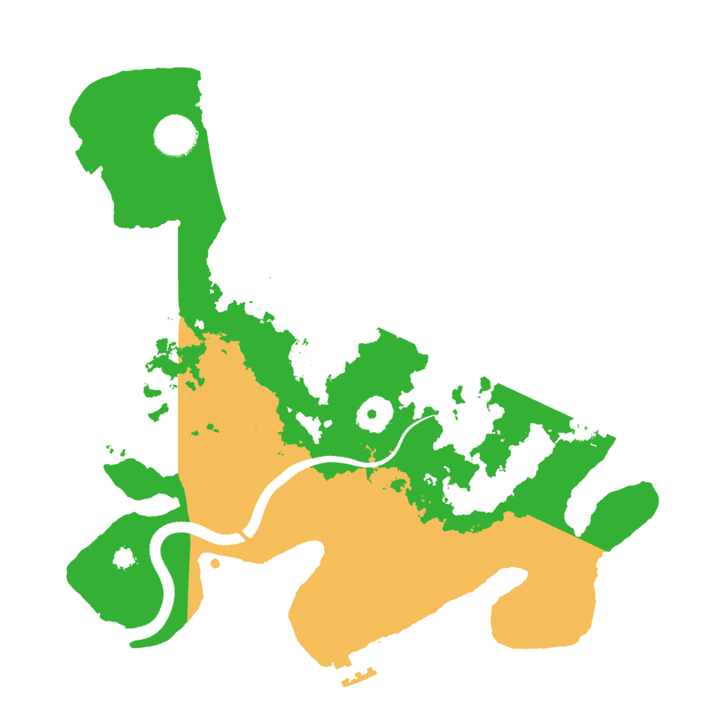 Biome Rust Map: Procedural Map, Size: 3000, Seed: 1389607671