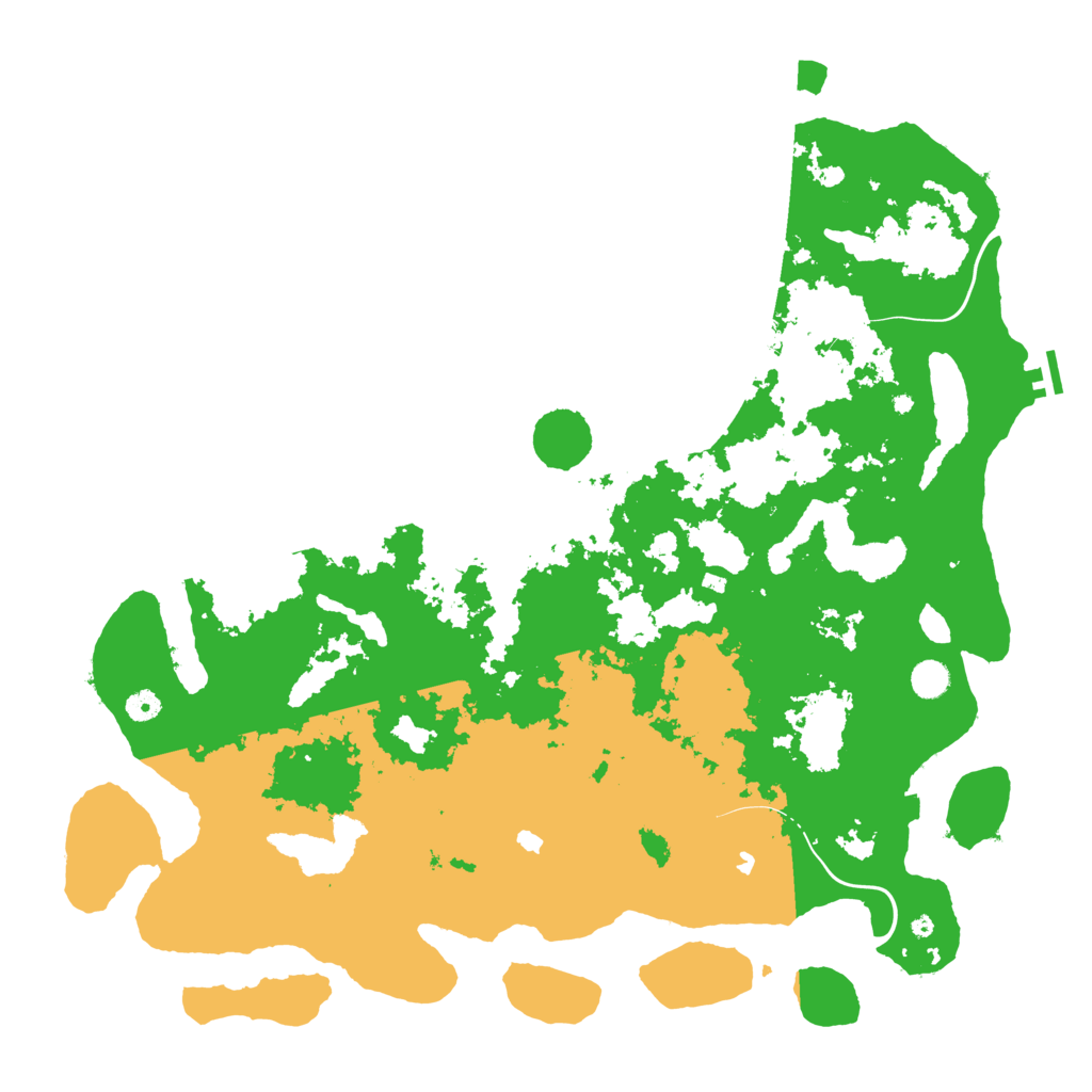 Biome Rust Map: Procedural Map, Size: 5000, Seed: 1148534247