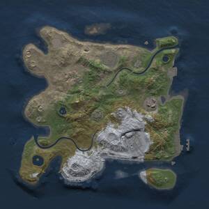 Thumbnail Rust Map: Procedural Map, Size: 2800, Seed: 2010476756, 8 Monuments