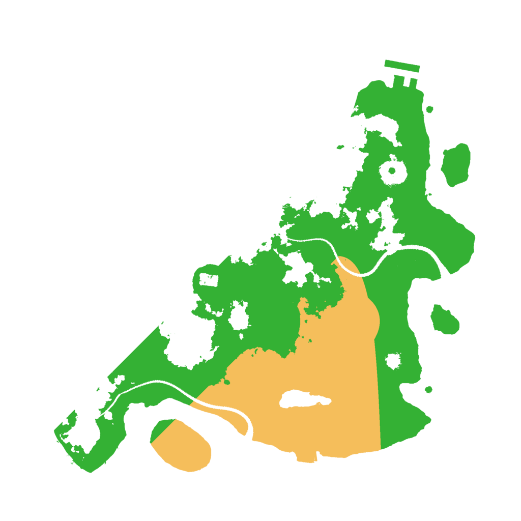 Biome Rust Map: Procedural Map, Size: 3000, Seed: 3049