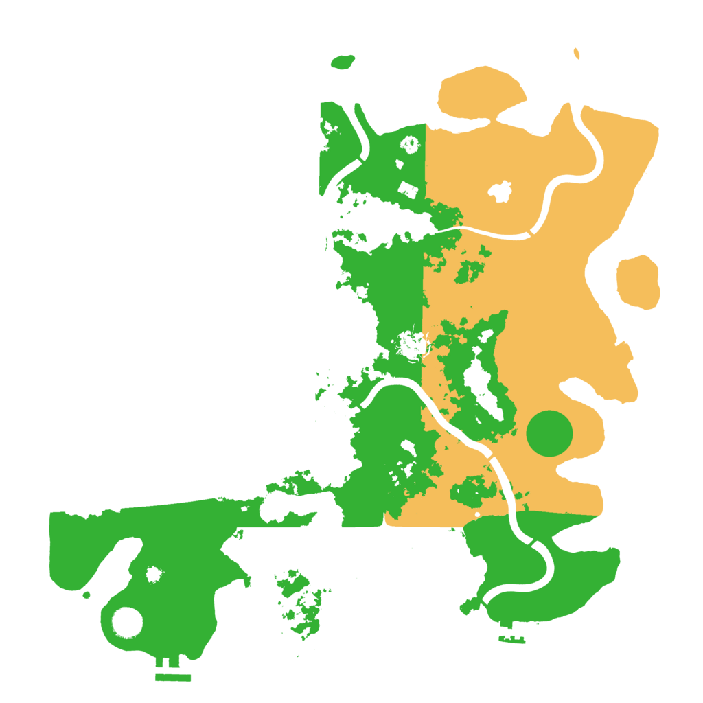 Biome Rust Map: Procedural Map, Size: 4000, Seed: 450090000