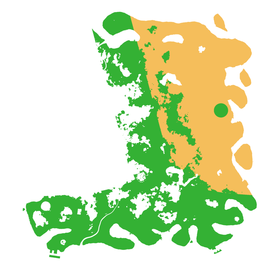 Biome Rust Map: Procedural Map, Size: 5001, Seed: 1641203096