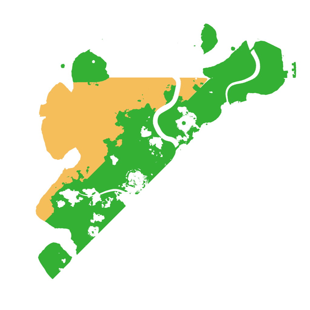 Biome Rust Map: Procedural Map, Size: 3000, Seed: 632723