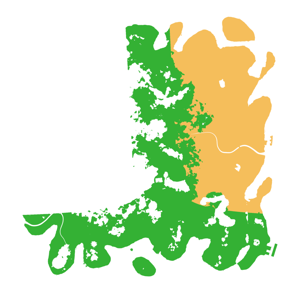 Biome Rust Map: Procedural Map, Size: 4500, Seed: 1194759627
