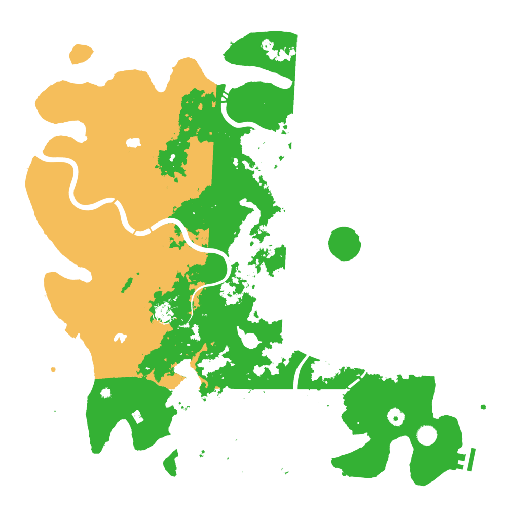 Biome Rust Map: Procedural Map, Size: 4500, Seed: 2324425