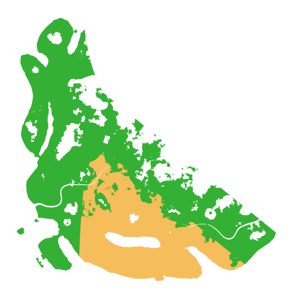 Biome Rust Map: Procedural Map, Size: 4000, Seed: 35025499